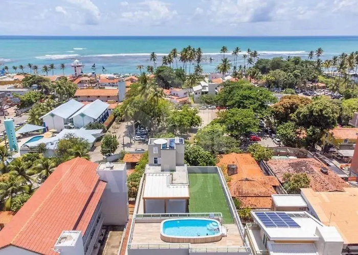 Flat Confortavel E Completo A Poucos Passos Da Praia Em Porto De Galinhas Rua Das Sombrinhas